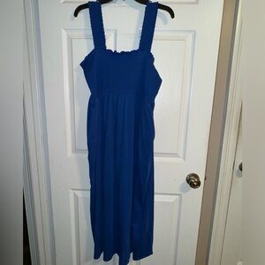 Old Navy blue jersey sundress T-shirt size x-large women’s XL like new
